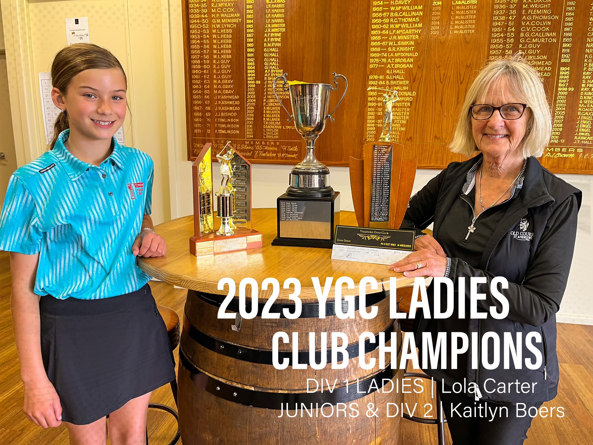 2023 ladies club champions